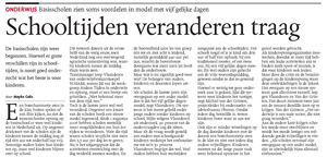 schooltijden
